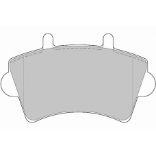FD6893V NECTO Комплект тормозных колодок, дисковый тормоз