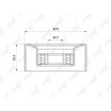 PB-5003 LYNX Pb-5003 натяжной ролик / приводной honda accord viii 2.0 08> / civic(fd/k) 1.8 06> / cr-v iii-iv 2.0 07> / fr-v 1.8 07>