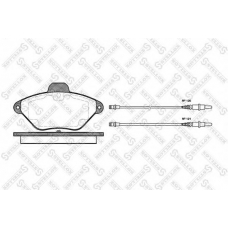 450 004B-SX STELLOX Комплект тормозных колодок, дисковый тормоз