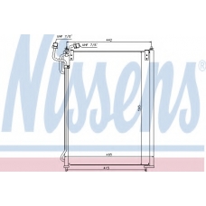 940180 NISSENS Конденсатор, кондиционер