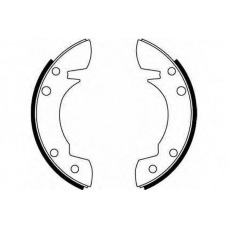 GS6093 TRW Комплект тормозных колодок