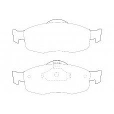 WBP21394A WAGNER LOCKHEED Комплект тормозных колодок, дисковый тормоз