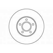 MDC1637 MINTEX Тормозной диск