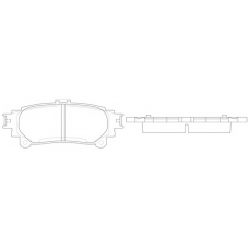 FP1391 FIT Комплект тормозных колодок, дисковый тормоз