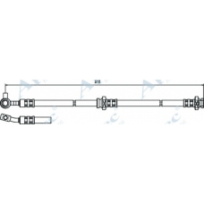 HOS3576 APEC Тормозной шланг