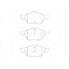 WBP23996A WAGNER LOCKHEED Комплект тормозных колодок, дисковый тормоз
