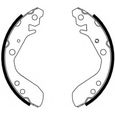 BS1172 QUINTON HAZELL Комплект тормозных колодок