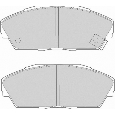FD6535A NECTO Комплект тормозных колодок, дисковый тормоз