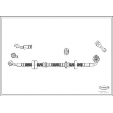 19032431 CORTECO Тормозной шланг