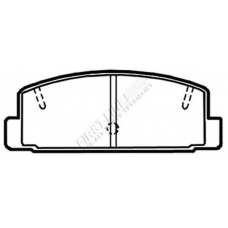 FBP3448 FIRST LINE Комплект тормозных колодок, дисковый тормоз