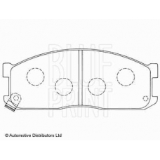 ADM54267 BLUE PRINT Комплект тормозных колодок, дисковый тормоз