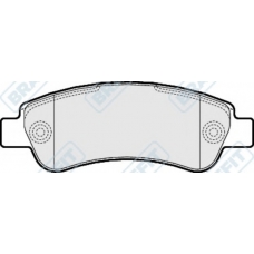 PD3109 APEC Комплект тормозных колодок, дисковый тормоз