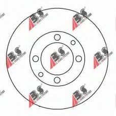 15860 OE ABS Тормозной диск