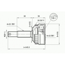 C.226 STATIM Шарнирный комплект, приводной вал