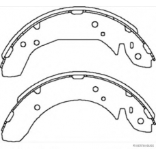 J3500520 HERTH+BUSS JAKOPARTS Комплект тормозных колодок