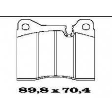 BL1077A2 FTE Колодки тормозные
