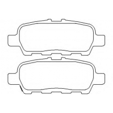2487101 TEXTAR Комплект тормозных колодок, дисковый тормоз