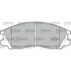 598506 VALEO Комплект тормозных колодок, дисковый тормоз