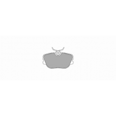 451.1 SIMER Комплект тормозных колодок, дисковый тормоз