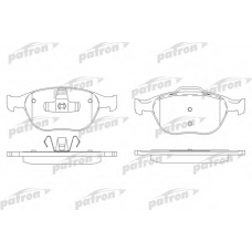 PBP1568 PATRON Комплект тормозных колодок, дисковый тормоз
