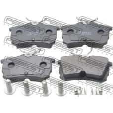 0301-CMR FEBEST Комплект тормозных колодок, дисковый тормоз