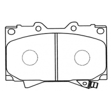 PN-1411 JNBK Колодки тормозные