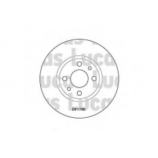 DF1790 TRW Тормозной диск