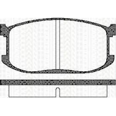 8110 50060 TRISCAN Комплект тормозных колодок, дисковый тормоз