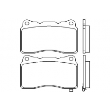 MDB2592 MINTEX Комплект тормозных колодок, дисковый тормоз