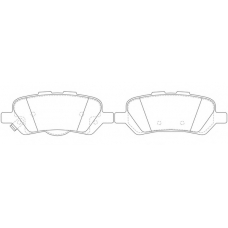 FP1097 FIT Комплект тормозных колодок, дисковый тормоз