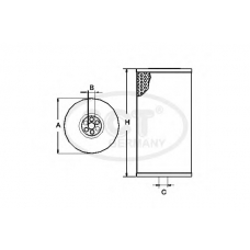 ST 6055 SCT Топливный фильтр