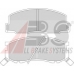 36175/1 ABS Комплект тормозных колодок, дисковый тормоз