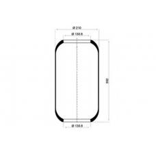 084.007-10A PE Automotive Кожух пневматической рессоры