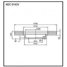 ADC 0142V Allied Nippon Гидравлические цилиндры