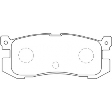 PN-5195 JNBK Колодки тормозные