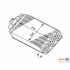 8FV 351 211-721 HELLA Испаритель, кондиционер