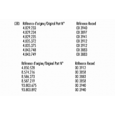 003858 RECORD FRANCE Амортизатор