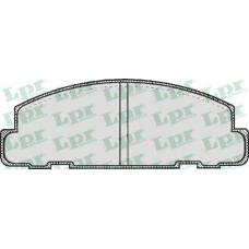 05P267 LPR Комплект тормозных колодок, дисковый тормоз