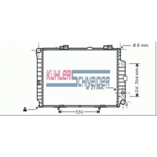 0328901 KUHLER SCHNEIDER Радиатор, охлаждение двигател
