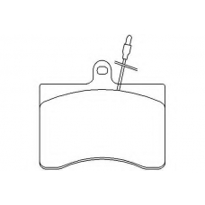 MDB1176 MINTEX Комплект тормозных колодок, дисковый тормоз