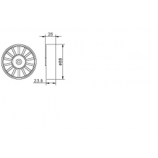 TKR 9143 TIMKEN Натяжной ролик, поликлиновой  ремень