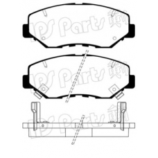IBD-1486 IPS Parts Комплект тормозных колодок, дисковый тормоз