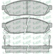 05P075 LPR Комплект тормозных колодок, дисковый тормоз