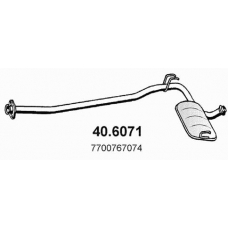 40.6071 ASSO Средний глушитель выхлопных газов