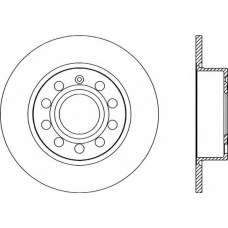 BDR2028.10 OPEN PARTS Тормозной диск