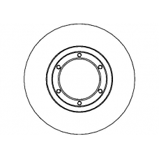NBD 032 NATIONAL Тормозной диск
