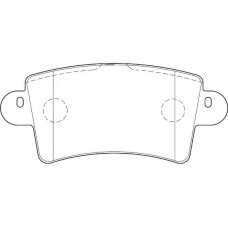 WBP23669A WAGNER LOCKHEED Комплект тормозных колодок, дисковый тормоз