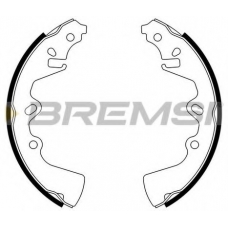 GF0777 BREMSI Комплект тормозных колодок
