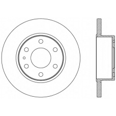BDA2471.10 OPEN PARTS Тормозной диск