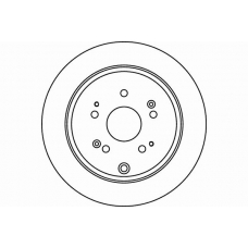 MDC1842 MINTEX Тормозной диск